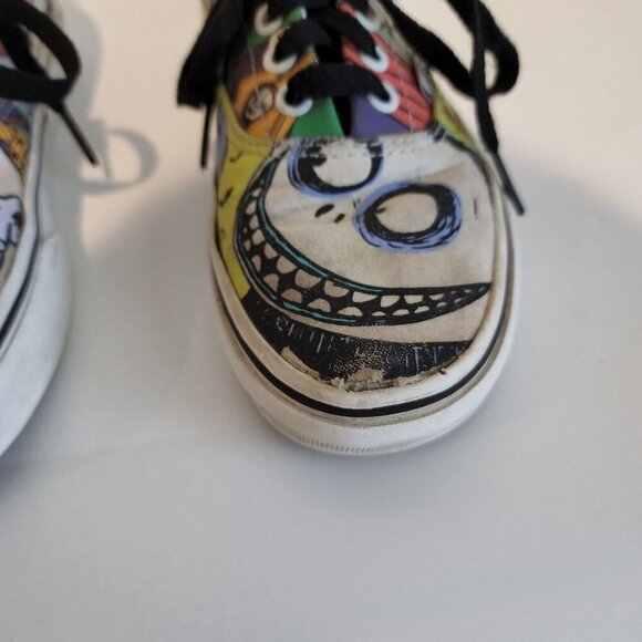Vans X Nightmare Before Christmas Halloweentown Lace Low Top Sneakers Womens 5 - Picture 6 of 12